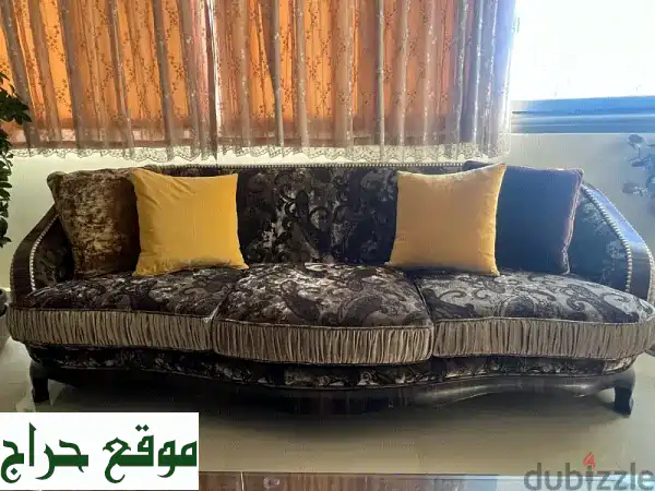 كنب فاخر لغرفة المعيشة | 3 قطع قابلة للبيع بشكل منفصل