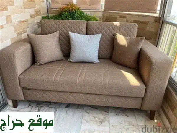 كنب جلد فاخر للبيع - راحة لا تُقاوم بسعر لا يُصدق!