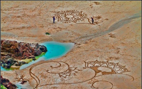 Art Painted Sand