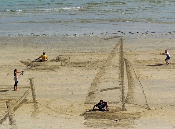 Art Painted Sand