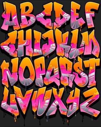 New Design Costum Graffiti Name