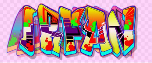 New Design Costum Graffiti Name