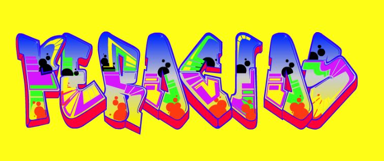New Design Costum Graffiti Name