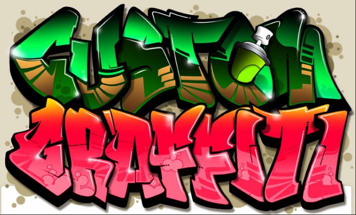 New Design Costum Graffiti Name