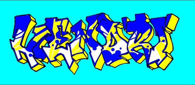 New Design Costum Graffiti Name
