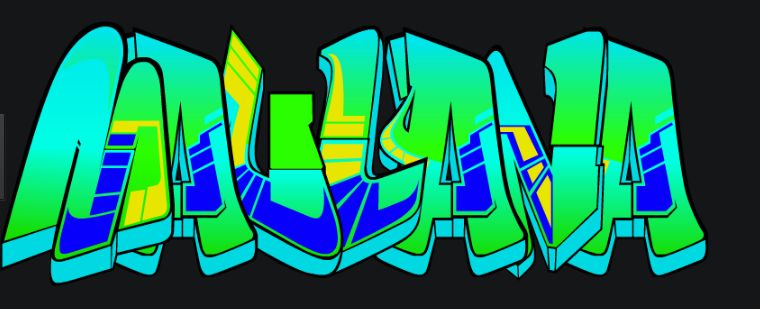 New Design Costum Graffiti Name