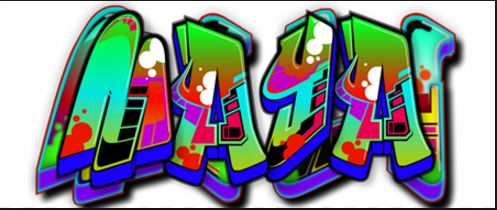 New Design Costum Graffiti Name