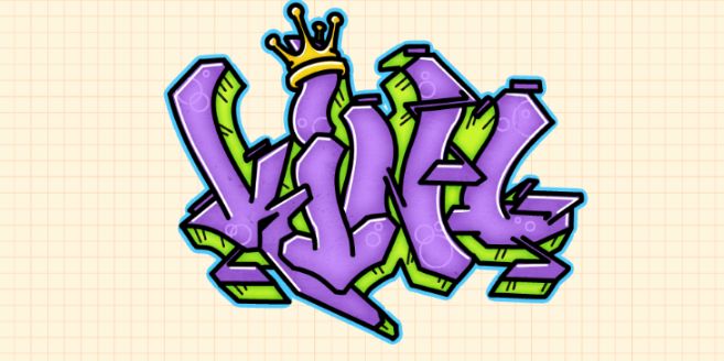 New Design Costum Graffiti Name