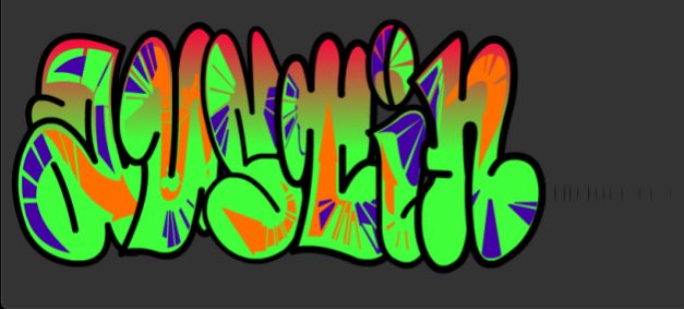 New Design Costum Graffiti Name