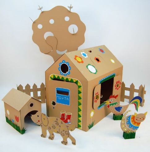 new make cardboard craft