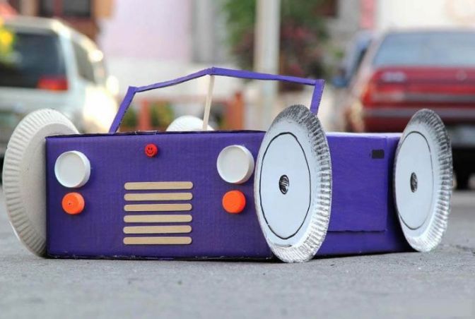 new make cardboard craft