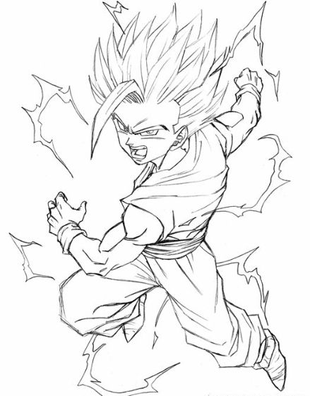 drawing easy goku and friends