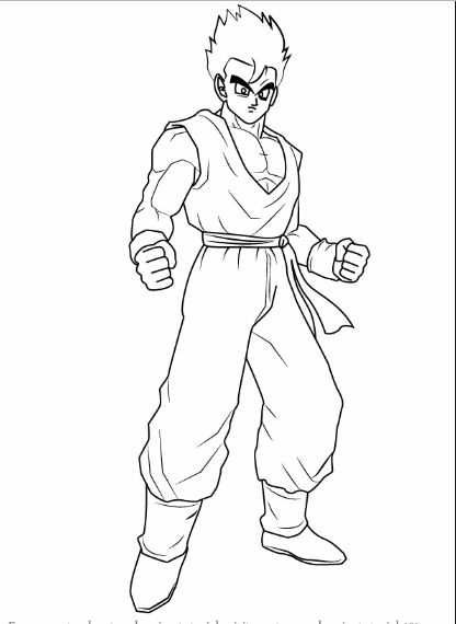 drawing easy goku and friends