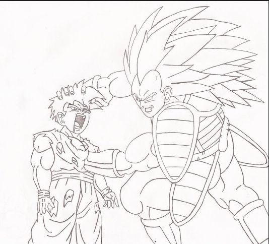 drawing easy goku and friends
