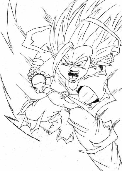 drawing easy goku and friends