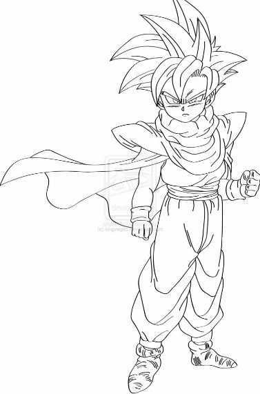 drawing easy goku and friends