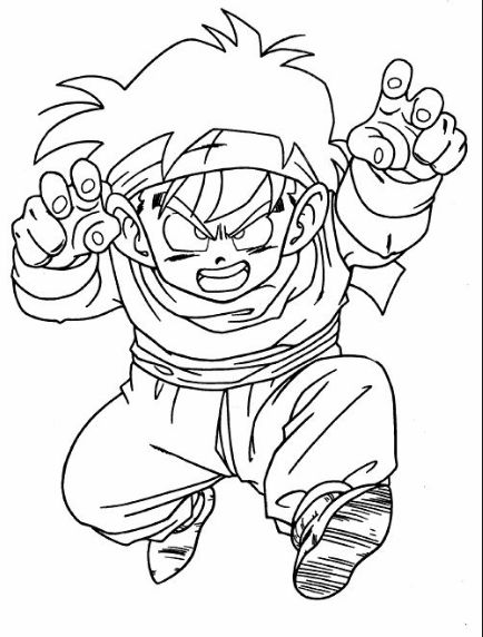 drawing easy goku and friends