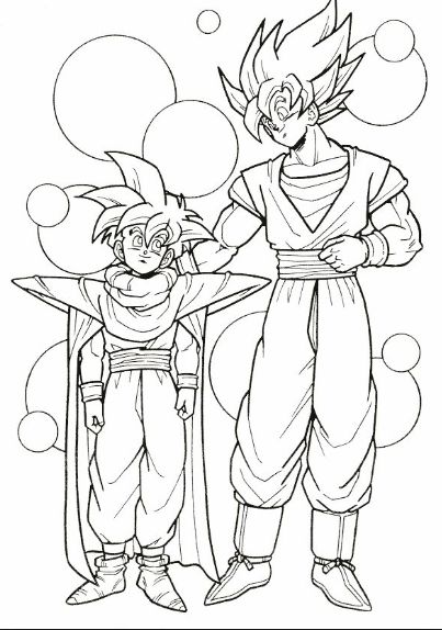 drawing easy goku and friends