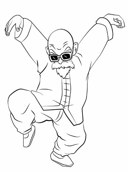 drawing easy goku and friends