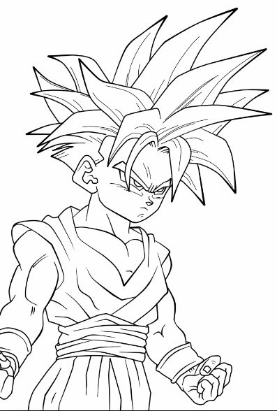 drawing easy goku and friends