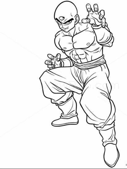 drawing easy goku and friends