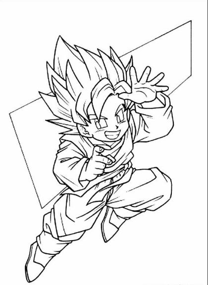 drawing easy goku and friends