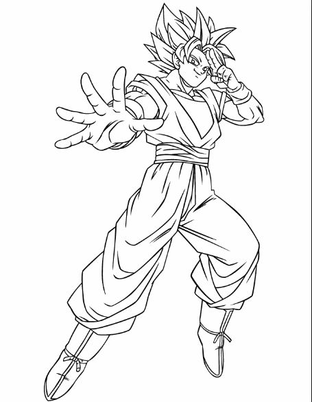 drawing easy goku and friends
