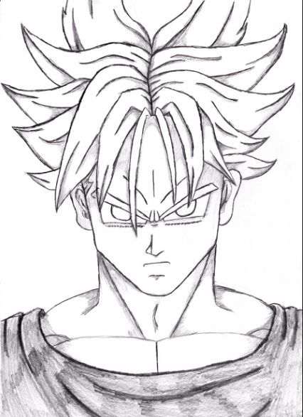 drawing easy goku and friends