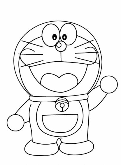 drawing easy nobita and friends