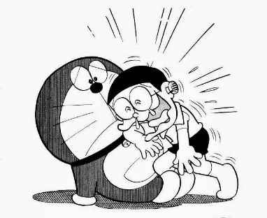 drawing easy nobita and friends