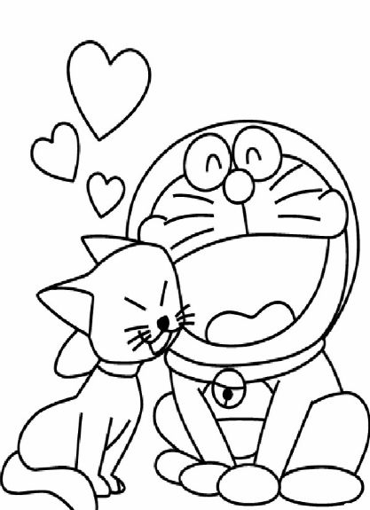 drawing easy nobita and friends