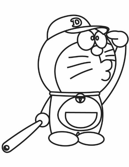 drawing easy nobita and friends