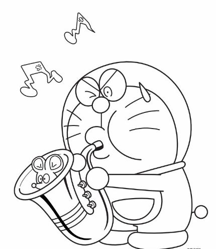 drawing easy nobita and friends