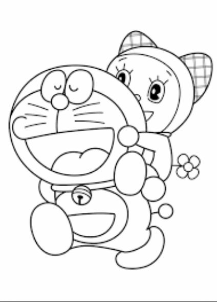 drawing easy nobita and friends
