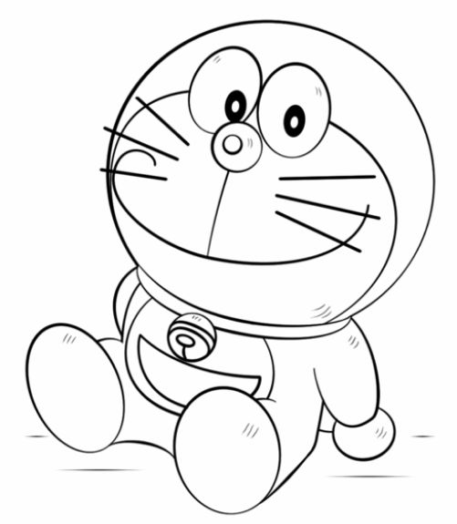 drawing easy nobita and friends