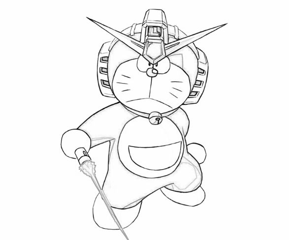 drawing easy nobita and friends