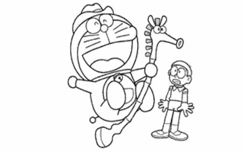 drawing easy nobita and friends