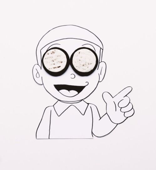 drawing easy nobita and friends