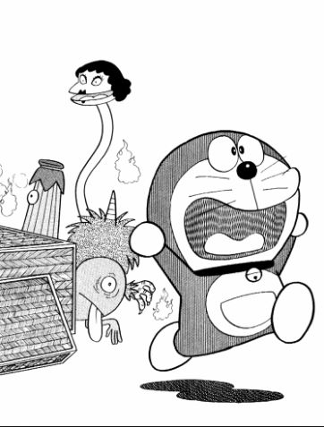 drawing easy nobita and friends