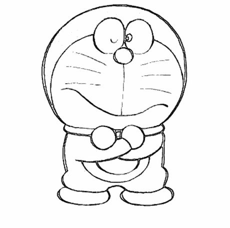 drawing easy nobita and friends