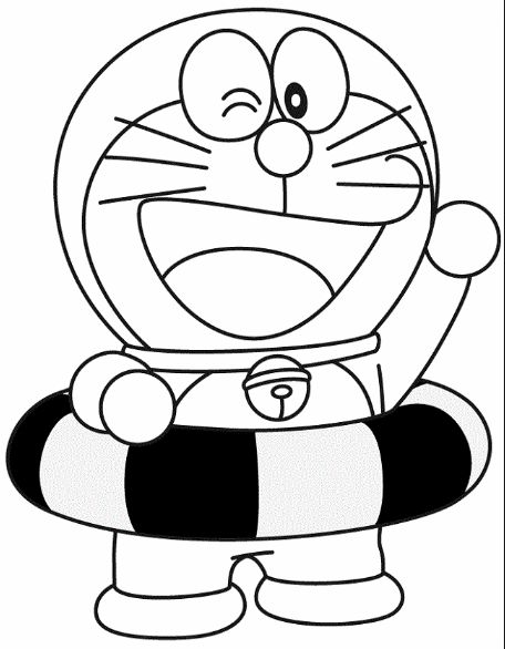 drawing easy nobita and friends