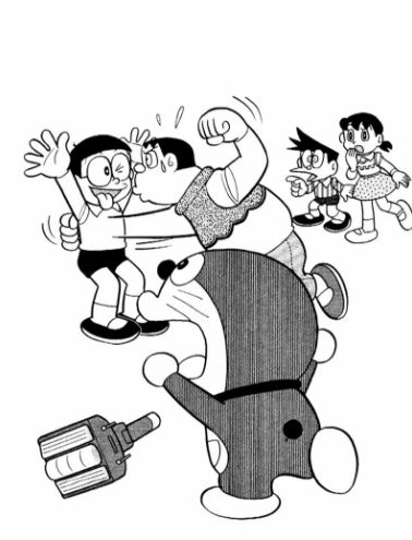 drawing easy nobita and friends