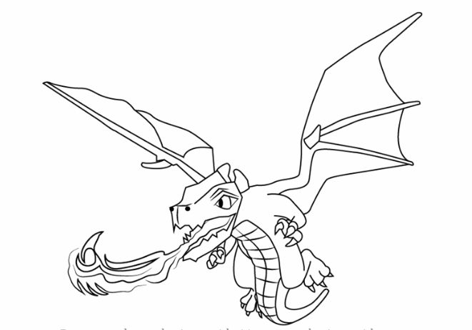 new drawing easy dragon fire