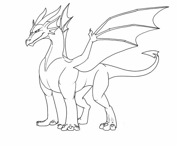 new drawing easy dragon fire