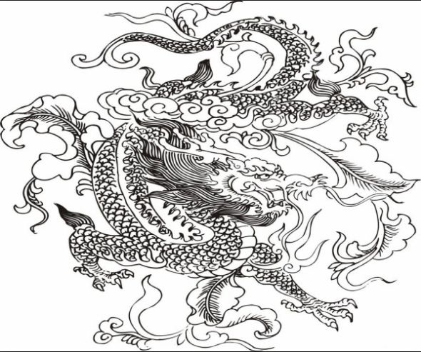 new drawing easy dragon fire