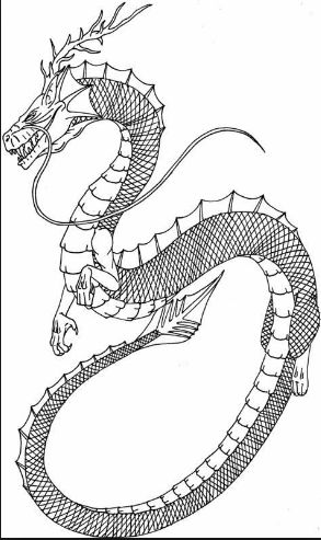new drawing easy dragon fire
