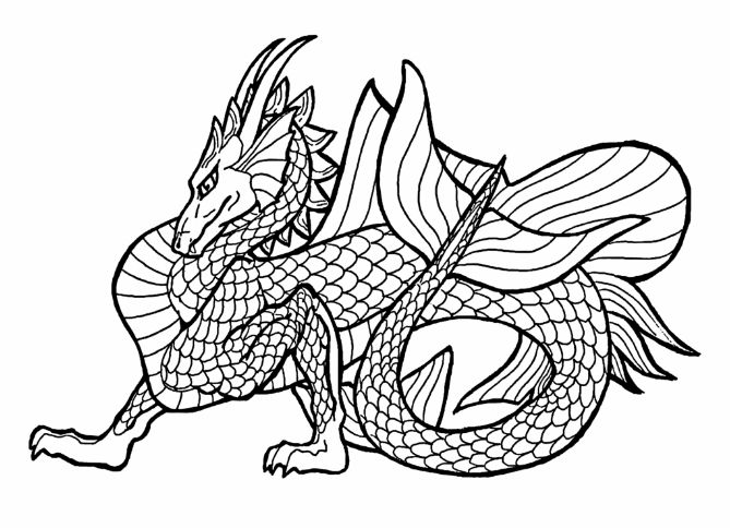 new drawing easy dragon fire