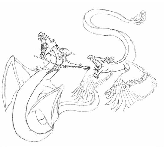 new drawing easy dragon fire