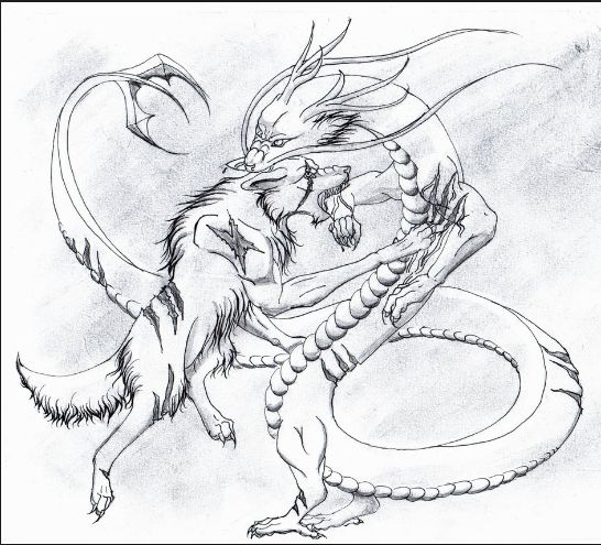 new drawing easy dragon fire