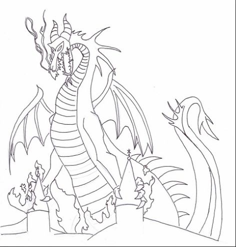 new drawing easy dragon fire